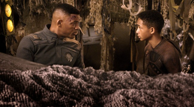 Will Smith and Jaden Smith in After Earth (2013) Movie Image