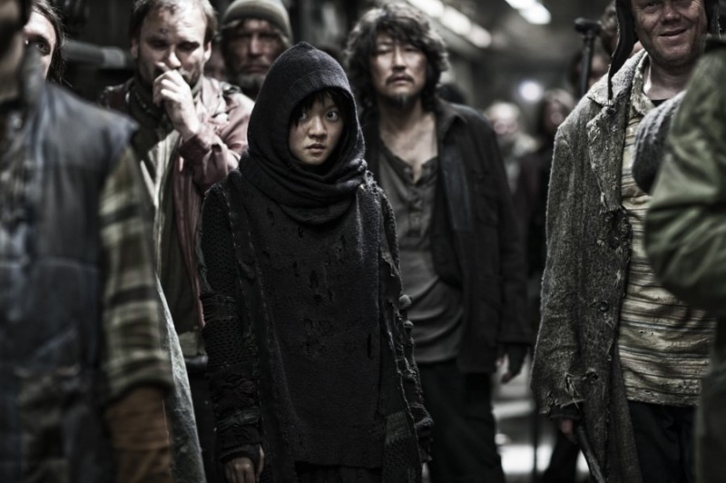 Ah-sung Ko and Song Kang-ho in Snowpiercer (2013) Movie Image