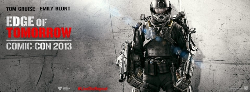 Edge of Tomorrow (2014) Movie Title Banner