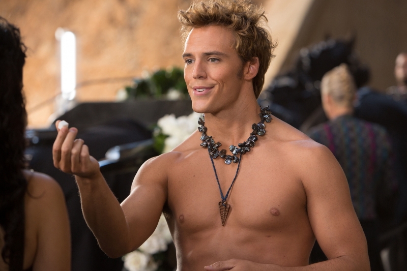 Sam Claflin in The Hunger Games: Catching Fire (2013) Movie Image