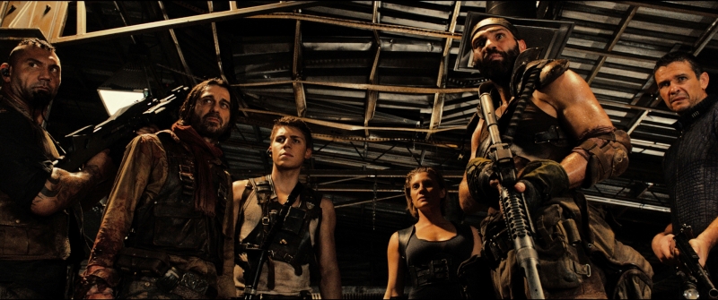 Jordi Mollà, Katee Sackhoff, Raoul Trujillo, Dave Bautista and Nolan Gerard Funk in Riddick (2013) Movie Image